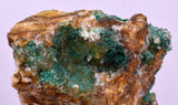 4.1cms DRUZY CALCITE MALACHITE CRYSTAL LILY MINE PERU MINERAL DB259