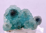 3.2cms DRUZY CHRYSOCOLLA QUARTZ CRYSTAL LILY MINE PERU 2000 YEAR DB259