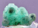3.2cms DRUZY CHRYSOCOLLA QUARTZ CRYSTAL LILY MINE PERU 2000 YEAR DB259