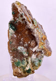 9.3cms DRUZY CHRYSOCOLLA QUARTZ CRYSTAL LILY MINE PERU 2000 YEAR DB260