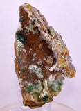 9.3cms DRUZY CHRYSOCOLLA QUARTZ CRYSTAL LILY MINE PERU 2000 YEAR DB260
