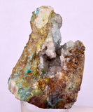 5.1cms DRUZY CHRYSOCOLLA QUARTZ CRYSTAL LILY MINE PERU 2000 YEAR DB261