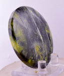 5.4cms LIZARDITE SERPENTINE CABOCHON PERU MINERAL SPECIMEN JEWELRY PENDAT BB393