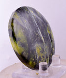5.4cms LIZARDITE SERPENTINE CABOCHON PERU MINERAL SPECIMEN JEWELRY PENDAT BB393