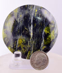 5.4cms LIZARDITE SERPENTINE CABOCHON PERU MINERAL SPECIMEN JEWELRY PENDAT BB393