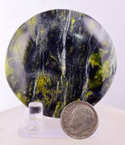 5.4cms LIZARDITE SERPENTINE CABOCHON PERU MINERAL SPECIMEN JEWELRY PENDAT BB393