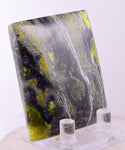 5.4cms LIZARDITE SERPENTINE CABOCHON PERU MINERAL SPECIMEN JEWELRY PENDAT BB394
