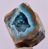 2.5cms DRUZY CHRYSOCOLLA QUARTZ CRYSTAL LILY MINE PERU 2000 YEAR DB262