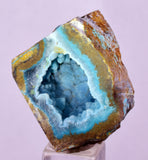 2.5cms DRUZY CHRYSOCOLLA QUARTZ CRYSTAL LILY MINE PERU 2000 YEAR DB262