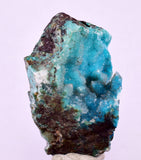 4cms DRUZY CHRYSOCOLLA QUARTZ CRYSTAL LILY MINE PERU 2000 YEAR DB263
