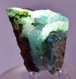 5.2cms DRUZY CHRYSOCOLLA QUARTZ CRYSTAL LILY MINE PERU 2000 YEAR DB264