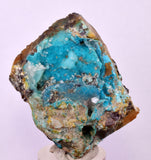 4.5cms DRUZY CHRYSOCOLLA QUARTZ CRYSTAL LILY MINE PERU 2000 YEAR DB265