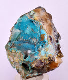 4.5cms DRUZY CHRYSOCOLLA QUARTZ CRYSTAL LILY MINE PERU 2000 YEAR DB265