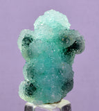 3cms DRUZY CHRYSOCOLLA QUARTZ CRYSTAL LILY MINE PERU 2000 YEAR DB266