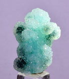 3cms DRUZY CHRYSOCOLLA QUARTZ CRYSTAL LILY MINE PERU 2000 YEAR DB266