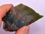 49grs GEM SILICA CHRYSOCOLLA CHALCEDONY LILY MINE SLAB PERU SB231