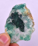 29grs GEM SILICA CHRYSOCOLLA CHALCEDONY LILY MINE SLAB PERU SB232