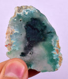 29grs GEM SILICA CHRYSOCOLLA CHALCEDONY LILY MINE SLAB PERU SB232