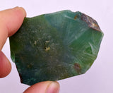 46.5grs GEM SILICA CHRYSOCOLLA CHALCEDONY LILY MINE SLAB PERU SB234