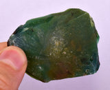 46.5grs GEM SILICA CHRYSOCOLLA CHALCEDONY LILY MINE SLAB PERU SB234