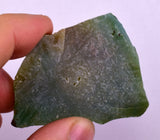 34grs GEM SILICA CHRYSOCOLLA CHALCEDONY LILY MINE SLAB PERU SB235