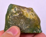 34grs GEM SILICA CHRYSOCOLLA CHALCEDONY LILY MINE SLAB PERU SB235