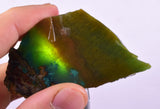 49grs GEM SILICA CHRYSOCOLLA CHALCEDONY LILY MINE SLAB PERU SB231
