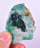 29grs GEM SILICA CHRYSOCOLLA CHALCEDONY LILY MINE SLAB PERU SB232