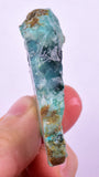 29grs GEM SILICA CHRYSOCOLLA CHALCEDONY LILY MINE SLAB PERU SB232