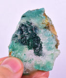 29grs GEM SILICA CHRYSOCOLLA CHALCEDONY LILY MINE SLAB PERU SB232