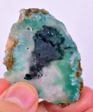 29grs GEM SILICA CHRYSOCOLLA CHALCEDONY LILY MINE SLAB PERU SB232