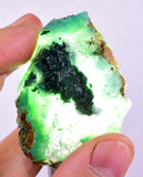 29grs GEM SILICA CHRYSOCOLLA CHALCEDONY LILY MINE SLAB PERU SB232