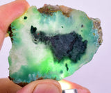 29grs GEM SILICA CHRYSOCOLLA CHALCEDONY LILY MINE SLAB PERU SB232