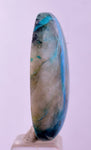 48.5arats  BLUE CHRYSOCOLLA QUARTZ MALACHITE PERU SCENIC CABOCHON PENDANT BB402