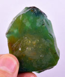 46.5grs GEM SILICA CHRYSOCOLLA CHALCEDONY LILY MINE SLAB PERU SB234