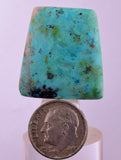 30carats  BLUE CHRYSOCOLLA QUARTZ MALACHITE PERU SCENIC CABOCHON PENDANT BB403