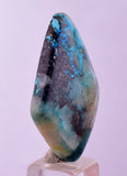 30carats  BLUE CHRYSOCOLLA QUARTZ MALACHITE PERU SCENIC CABOCHON PENDANT BB404