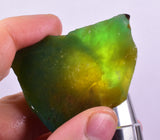 34grs GEM SILICA CHRYSOCOLLA CHALCEDONY LILY MINE SLAB PERU SB235