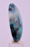 57.5carats  BLUE CHRYSOCOLLA QUARTZ MALACHITE PERU SCENIC CABOCHON PENDANT BB405