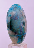 48.5carats  BLUE CHRYSOCOLLA QUARTZ MALACHITE PERU SCENIC CABOCHON PENDANT BB407