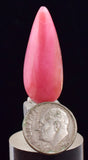 14.5cts PREMIUM PINKISH RED PINK OPAL CABOCHON PERU TRANSLUCENT PENDANT BB395