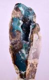8.9cms DRUZY CHRYSOCOLLA QUARTZ CRYSTAL LILY MINE PERU 2000 YEAR DB267