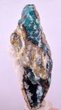 8.9cms DRUZY CHRYSOCOLLA QUARTZ CRYSTAL LILY MINE PERU 2000 YEAR DB267