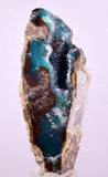 8.9cms DRUZY CHRYSOCOLLA QUARTZ CRYSTAL LILY MINE PERU 2000 YEAR DB267