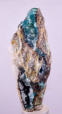 8.9cms DRUZY CHRYSOCOLLA QUARTZ CRYSTAL LILY MINE PERU 2000 YEAR DB267