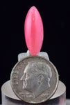 4cts PREMIUM PINKISH RED PINK OPAL CABOCHON PERU TRANSLUCENT PENDANT BB397