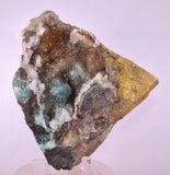 12cms DRUZY CHRYSOCOLLA QUARTZ CRYSTAL LILY MINE PERU 2000 YEAR DB268