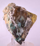 12cms DRUZY CHRYSOCOLLA QUARTZ CRYSTAL LILY MINE PERU 2000 YEAR DB268