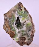 9cms DRUZY CHRYSOCOLLA QUARTZ CRYSTAL LILY MINE PERU 2000 YEAR DB269