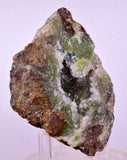 9cms DRUZY CHRYSOCOLLA QUARTZ CRYSTAL LILY MINE PERU 2000 YEAR DB269